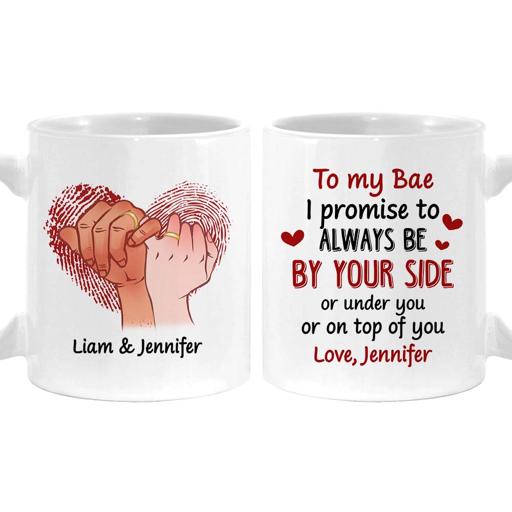 Personalized Gift For Couple Anniversary Promise Be By Your Side Mug 26059 Primary Mockup