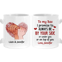 Personalized Gift For Couple Anniversary Promise Be By Your Side Mug 26059 thumb 1