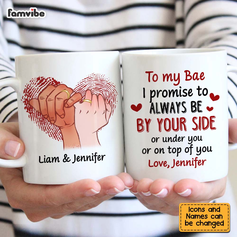 Personalized Gift For Couple Anniversary Promise Be By Your Side Mug 26059 Primary Mockup