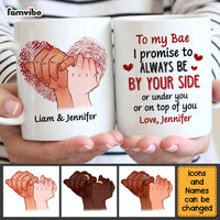 Personalized Gift For Couple Anniversary Promise Be By Your Side Mug 26059 thumb 1