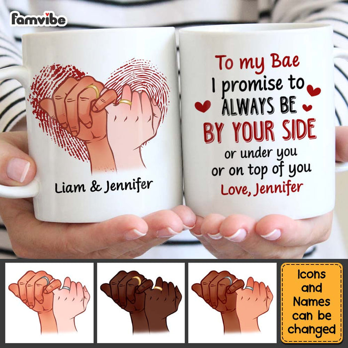 Personalized Gift For Couple Anniversary Promise Be By Your Side Mug 26059 1