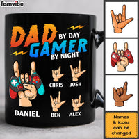Personalized Dad By Day Gamer By Night Mug  26062 thumb 1
