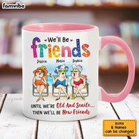 Personalized Gifts For Friends Old Friends We'll Be Friends Until We're Old And Senile Mug 26067 thumb 1
