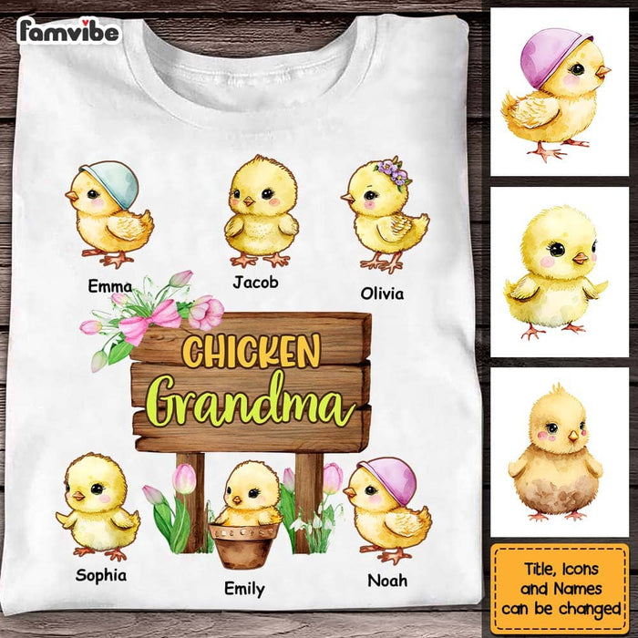 Personalized Gift For Mom Grandma Little Chicks Shirt - Hoodie - Sweatshirt 26072 1