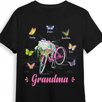 Personalized Gift For Grandma Bicycle Butterfly Shirt - Hoodie - Sweatshirt 26083 thumb 1