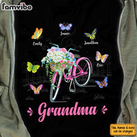 Personalized Gift For Grandma Bicycle Butterfly Shirt - Hoodie - Sweatshirt 26083 thumb 1