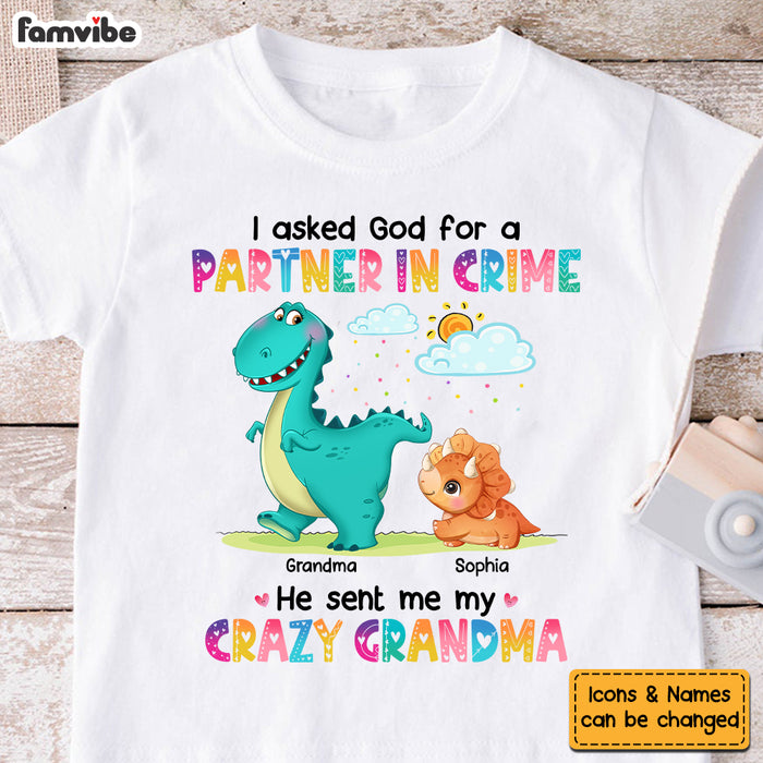 Personalized Gifts For Granddaughter Dinosaur Kid T Shirt 26085 1