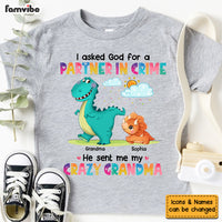 Personalized Gifts For Granddaughter Dinosaur Kid T Shirt 26085 thumb 1