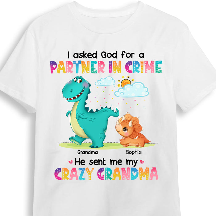 Personalized Gifts For Granddaughter Dinosaur Kid T Shirt 26085 1