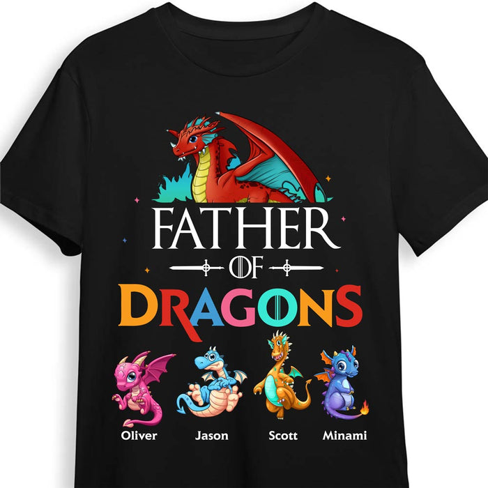Personalized Gift For Dad Father Of Dragons Shirt - Hoodie - Sweatshirt 26092 1