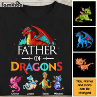 Personalized Gift For Dad Father Of Dragons Shirt - Hoodie - Sweatshirt 26092 thumb 1