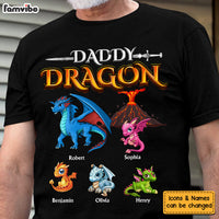 Personalized Gift For Dad Daddy Dragon Shirt - Hoodie - Sweatshirt 26095 thumb 1