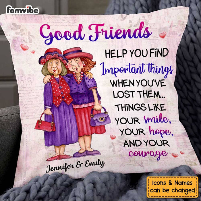 Personalized Gifts For Old Friends Pillow 26097 1
