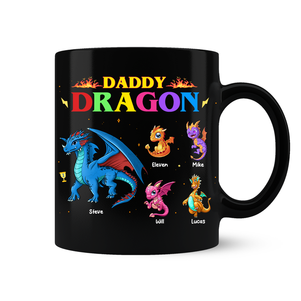 Personalized Gift For Dad Daddy Dragon Mug 26098 Primary Mockup
