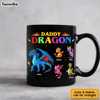 Personalized Gift For Dad Daddy Dragon Mug 26098 thumb 1