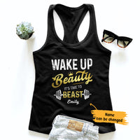 Personalized Gym Women Racerback Tank JL72 85O65 thumb 1