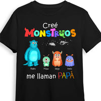 Personalized Gift For Dad Spanish I Created Monsters Shirt - Hoodie - Sweatshirt 26100 thumb 1
