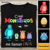 Personalized Gift For Dad Spanish I Created Monsters Shirt - Hoodie - Sweatshirt 26100 thumb 1