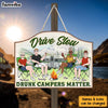 Personalized Drive Slow Drunk Campers Matter Wood Sign 26101 1
