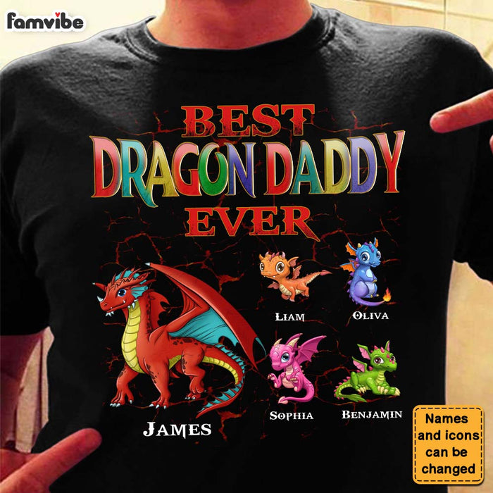 Personalized Gift For Dad Greatest Dragon Daddy Ever Shirt - Hoodie - Sweatshirt 26104 1