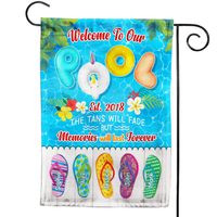 Personalized Welcome To Our Pool Est Flag 26108 thumb 1