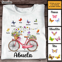 Personalized Gift for Grandma Abuela Spanish Bicycle With Flowers Shirt - Hoodie - Sweatshirt 26109 thumb 1