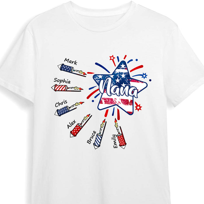 Personalized Gift For Mom Grandma 4th of July Shirt - Hoodie - Sweatshirt 26112 1