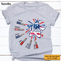 Personalized Gift For Mom Grandma 4th of July Shirt - Hoodie - Sweatshirt 26112 thumb 1