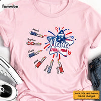 Personalized Gift For Mom Grandma 4th of July Shirt - Hoodie - Sweatshirt 26112 thumb 1
