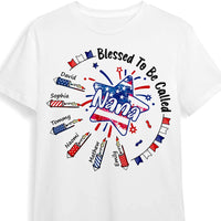Personalized Gift For Mom Grandma Blessed To Be Called 4th of July Firecrackers Shirt - Hoodie - Sweatshirt 26114 thumb 1