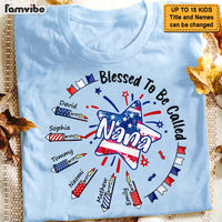 Personalized Gift For Mom Grandma Blessed To Be Called 4th of July Firecrackers Shirt - Hoodie - Sweatshirt 26114 thumb 1