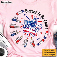 Personalized Gift For Mom Grandma Blessed To Be Called 4th of July Firecrackers Shirt - Hoodie - Sweatshirt 26114 thumb 1
