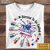 Personalized Gift For Mom Grandma Blessed To Be Called 4th of July Firecrackers Shirt - Hoodie - Sweatshirt 26114 thumb 1