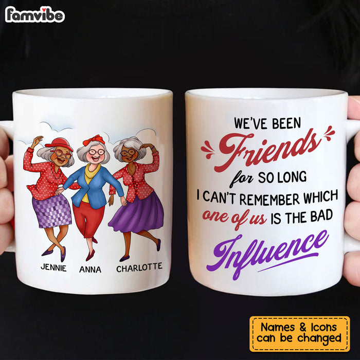 Personalized Gift for Friends The Bad Influence Dancing Ladies Mug 26118 1
