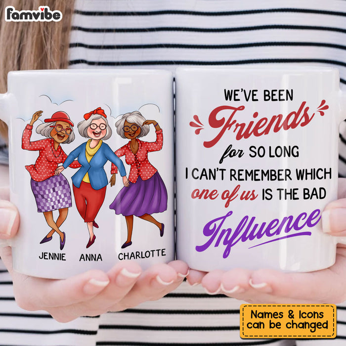 Personalized Gift for Friends The Bad Influence Dancing Ladies Mug 26118 1