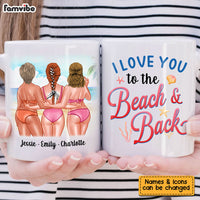 Personalized Gift for Friends I Love You To The Beach Mug 26119 thumb 1