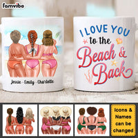 Personalized Gift for Friends I Love You To The Beach Mug 26119 thumb 1