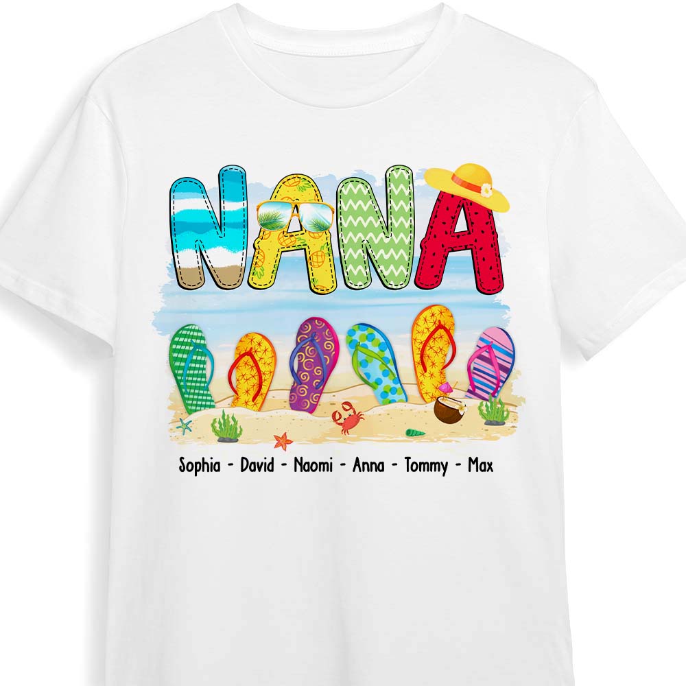 Personalized Grandma's Beach Buddies Shirt Hoodie Sweatshirt 26125 Primary Mockup