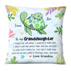 Personalized Gift For Granddaughter Turtle Hug This Pillow 26128 1