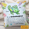 Personalized Gift For Granddaughter Turtle Hug This Pillow 26128 1