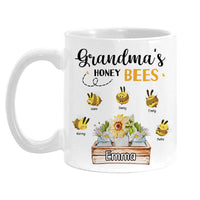 Personalized Gift For Mom Grandma Honey Bees Mug 26129 thumb 1