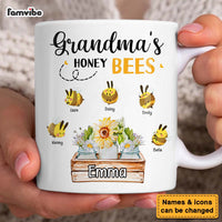 Personalized Gift For Mom Grandma Honey Bees Mug 26129 thumb 1