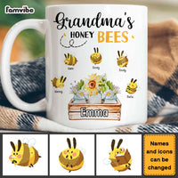 Personalized Gift For Mom Grandma Honey Bees Mug 26129 thumb 1