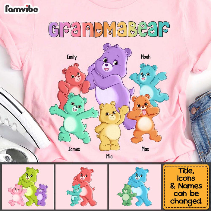Personalized Grandma Bear Shirt - Hoodie - Sweatshirt  26138 1