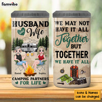 Personalized Gifts For Couples Husband Wife Camping 4 in 1 Can Cooler 26144 thumb 1