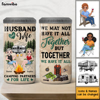Personalized Gifts For Couples Husband Wife Camping 4 in 1 Can Cooler 26144 thumb 1