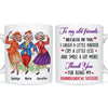 Personalized Gift for Friends Smile A Lot More Dancing Ladies Mug 26145 1