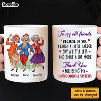 Personalized Gift for Friends Smile A Lot More Dancing Ladies Mug 26145 thumb 1