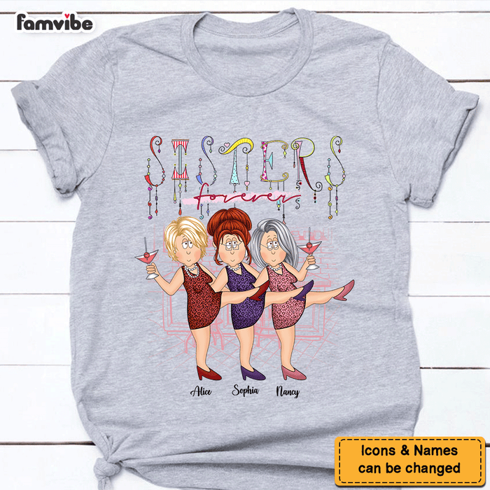 Personalized Gift For Sisters Forever Shirt - Hoodie - Sweatshirt 26147 1