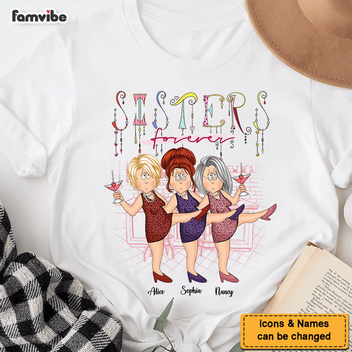Personalized Gift For Sisters Forever Shirt - Hoodie - Sweatshirt 26147 1